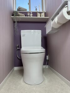 西尾市I様邸｜トイレリフォーム！TOTO組合せ便器ピュアレストQR