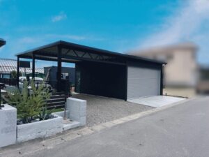 西尾市A様邸｜駐車場工事！カーポート＆ガレージ｜エレント