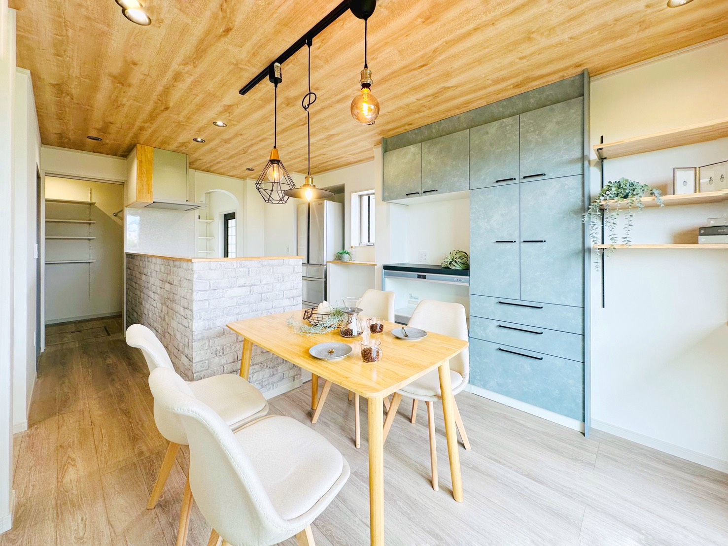 西尾市K様邸｜夫婦で楽しむカフェ風の大空間LDKへリノベーション