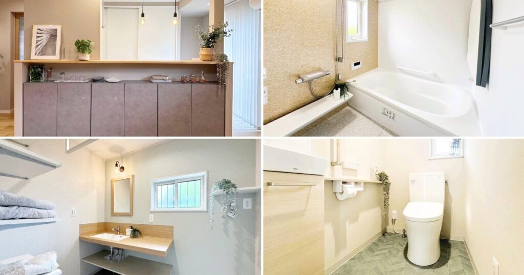 西尾市で水まわりリフォーム4点を行った事例